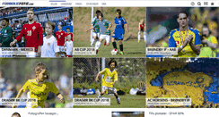 Desktop Screenshot of fodboldfoto.com